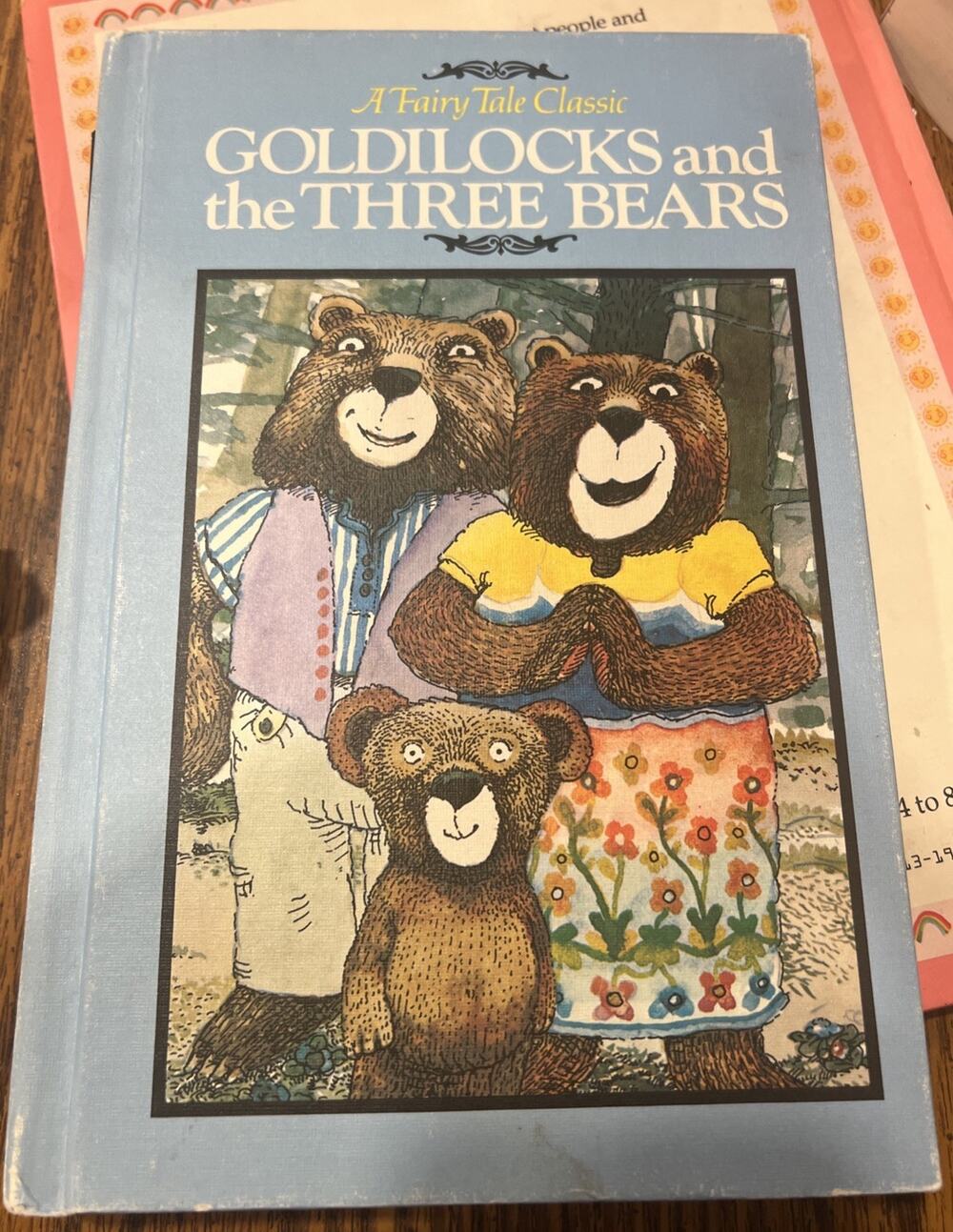 A Fairy Tale Classic Goldilocks And The Three BEARS 1982 Hardcover